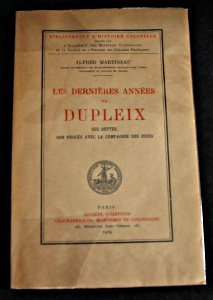 les dernières années de dupleix, ses dettes, son procès avec la compagnie des indes